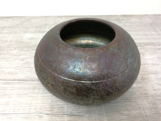 Raku Vase | Algis Bubnys Pyromania Pottery