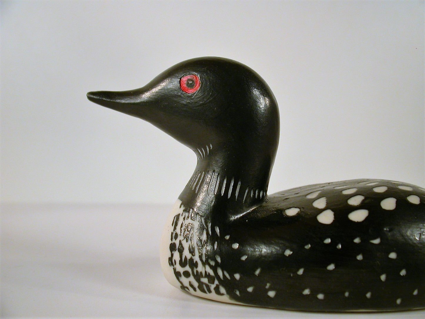 Wilma Verch Vintage Porcelain Pottery, Common Loon Porcelain Handcrafted / Handpainted 1980's