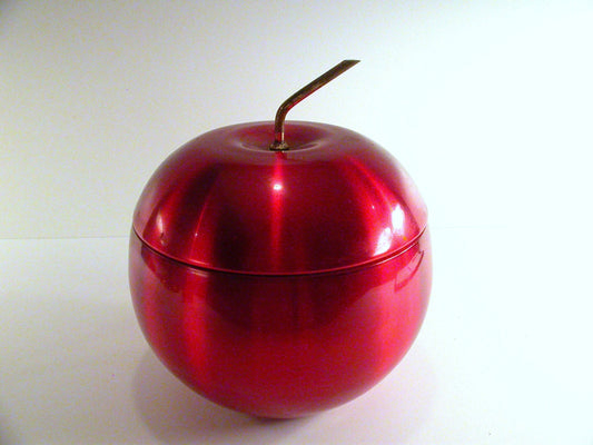 Daydream Aluminium Ice Bucket | Vintage Apple Shaped Bar Ware