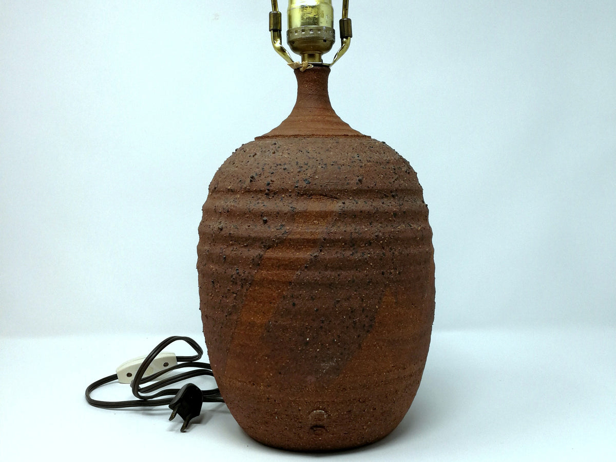 Ed Drahanchuk | Studio Pottery Stoneware | Table Lamp | Mid Century