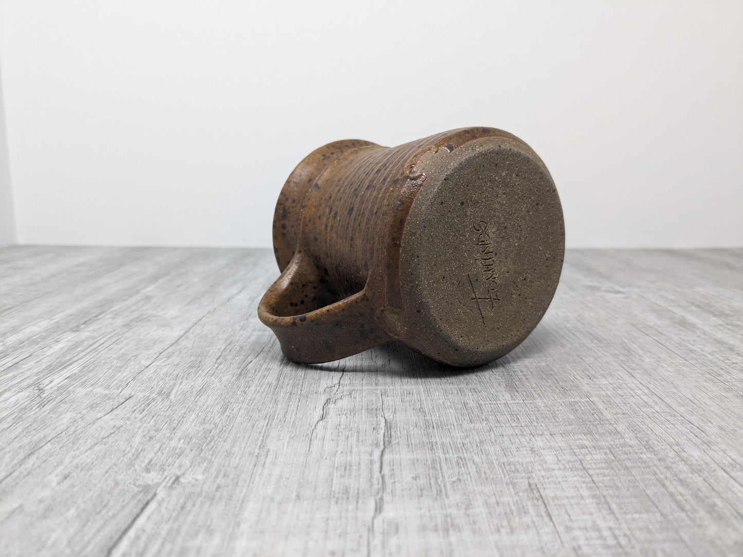 Edmunds Handthrown Stoneware Mug | Solid Functional Pottery | Warm Earthtone Glaze