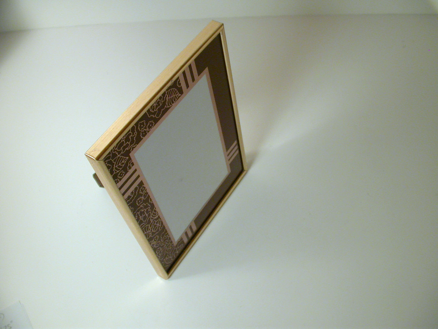 Modern Reverse Painted Picture Frame | 1970's Modern Frame