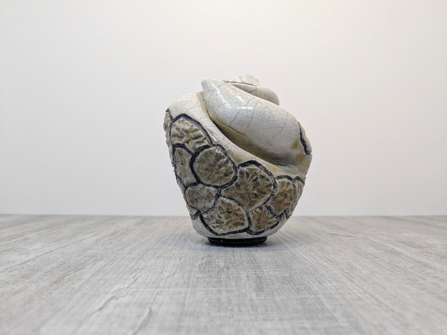 Rondeau Fenton Raku Vase | Amorphous Vase