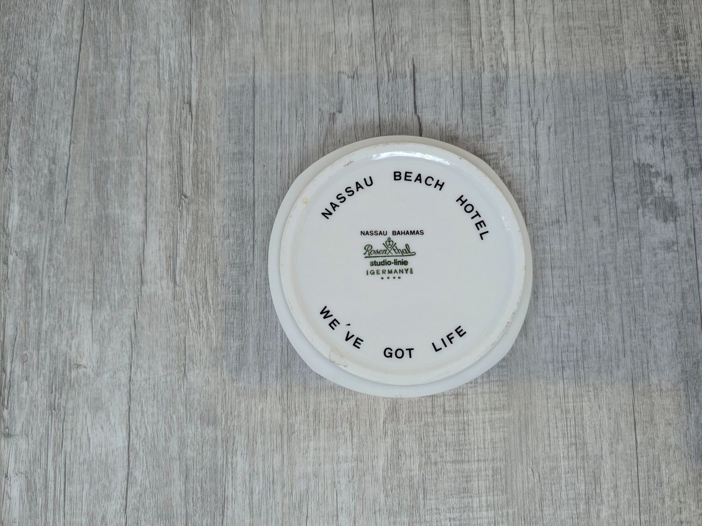 NASSAU / BS Catch All Small Porecelain Dish | Bahamas Travel Souvenir