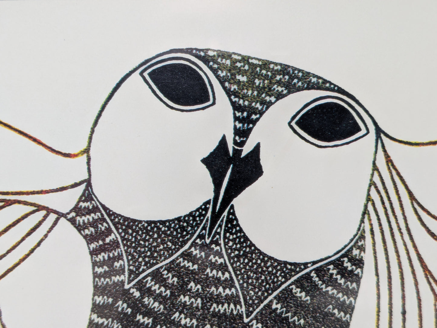 Framed Print by Pitaloosie Saila | Vintage Indigenous Art Card Print