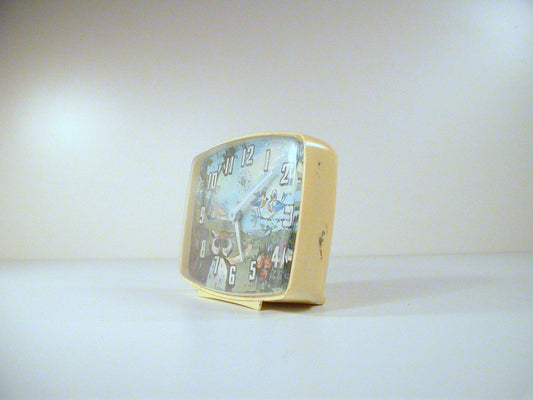 Smiths Alarm Clock, 1960's Plastic Alarm clock Made in England