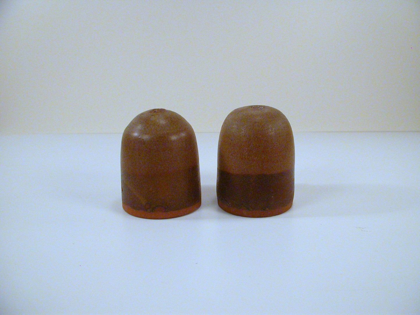 Studio Pottery Salt and Pepper Shakers, Stoneware Salt and Pepper, Mid Century