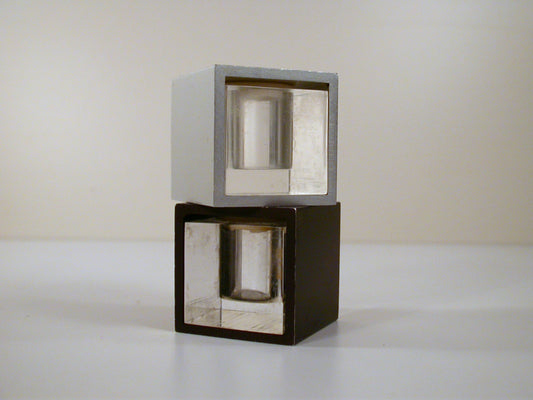 Tukilik Salt and Pepper Shakers | Aluminum and Lucite