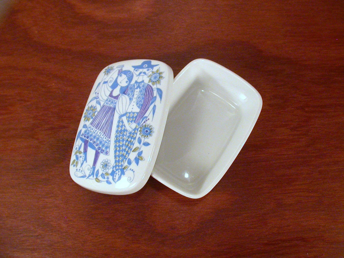 Turi Gramstad Oliver Lotte Pattern Butter Dish