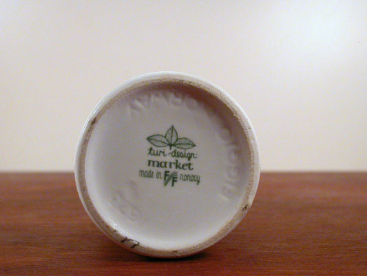 Turi Gramstad Oliver Designed Candle Stick Holder | Green Market Pattern