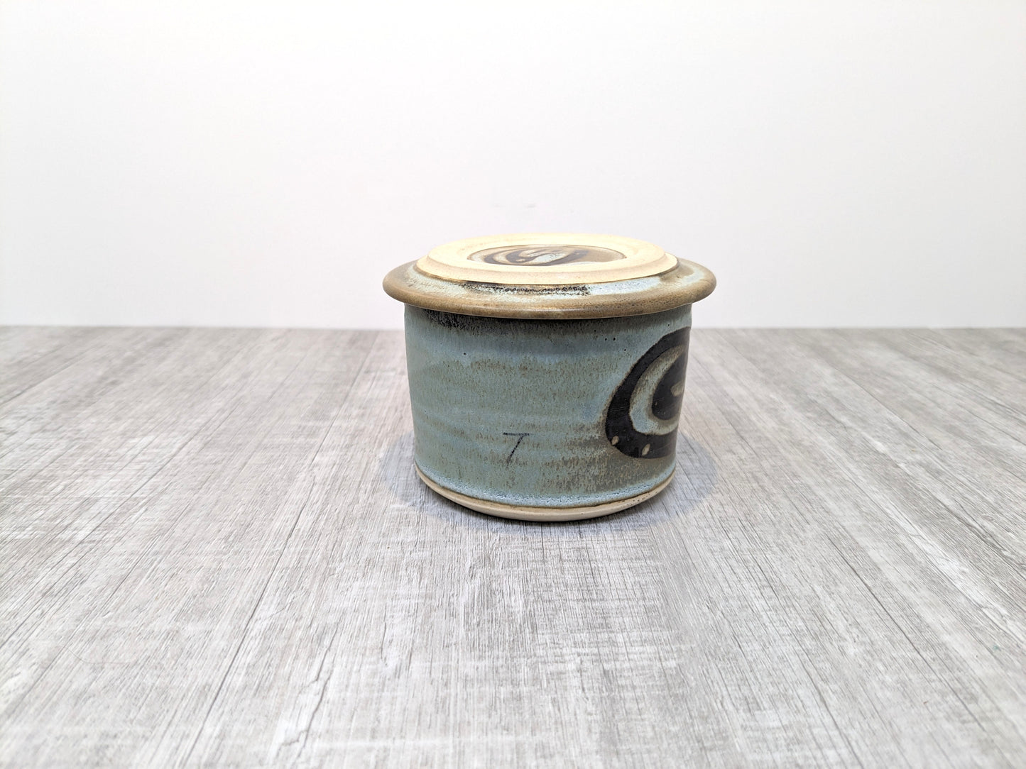 Jane Van Alderwegen Pottery | French Butter Crock | White Stoneware