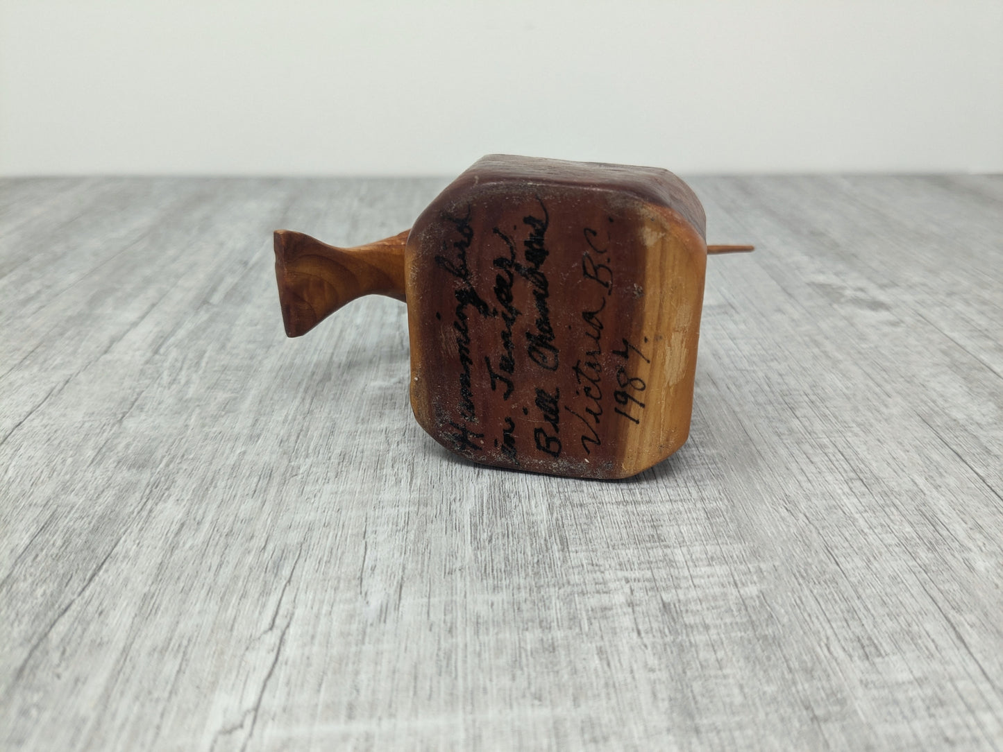 Hummingbird Woodcarving | Bill Chambers | Victoria BC Folk Art