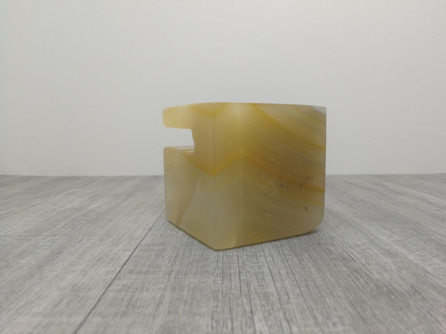 Onyx Stone Pen and Paper Holder | Vintage Desk Accessories | Paper Weight | Desk Organizer