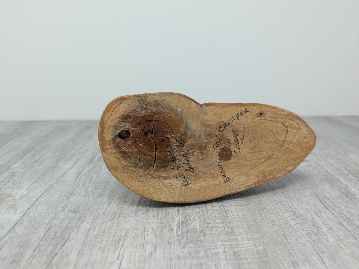 Red Fairhall Wood Carving | Red Tree Creeper Bird Carving