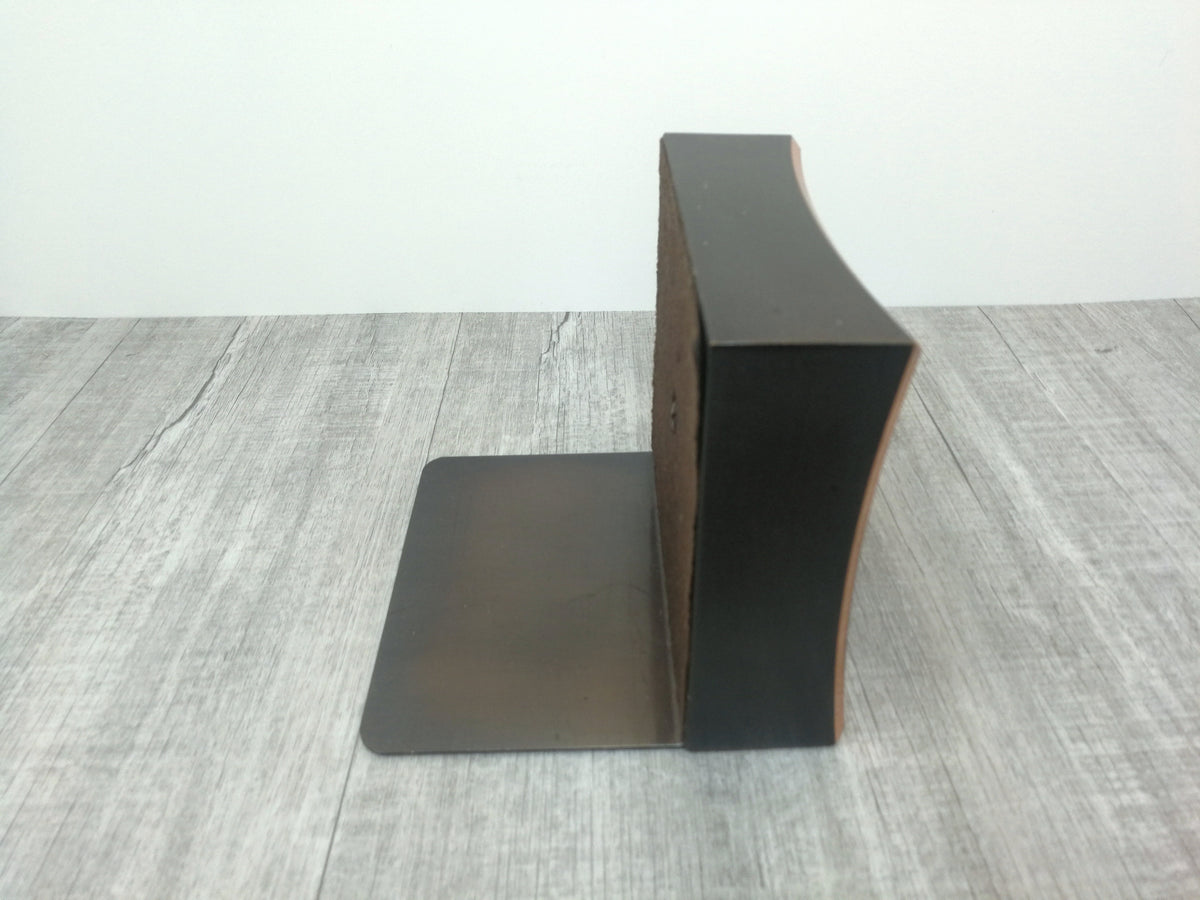 YALE University Metal Concave Bookend | Space Age Design | Own part of Excellence Without the Student Debt