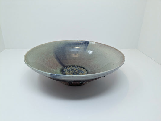 Anne Tyre Pottery Manitoba | Shallow Wide rimmed Bowl