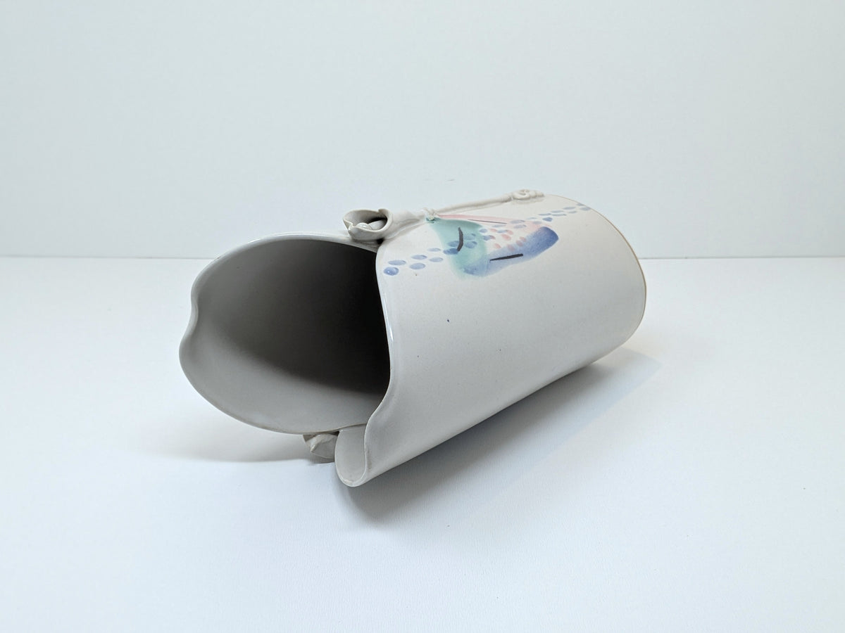 Postmodern Pastel Abstract Vase | Nancy Hilborn Cambridge Ontario