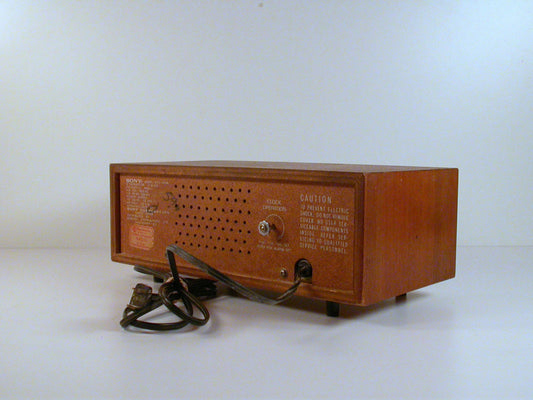 Sony Vintage Radio | Teak Cased Sony Radio | Mid Century Sony Radio