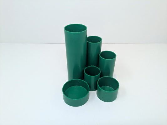 Cylinder Desk Organizer | Forest Green