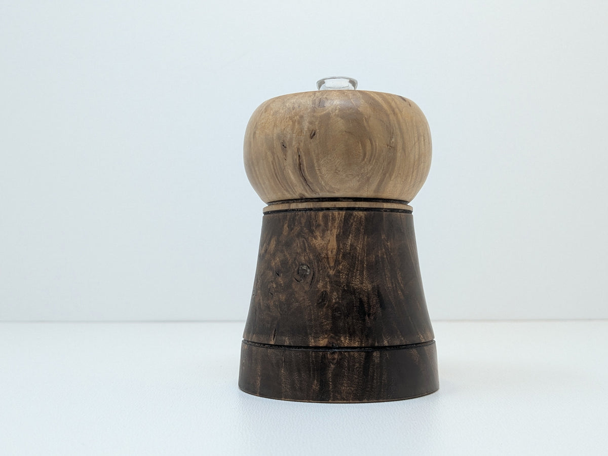 Burl Maple and Glass Dispenser Essential Oil Diffuser | Hand Made