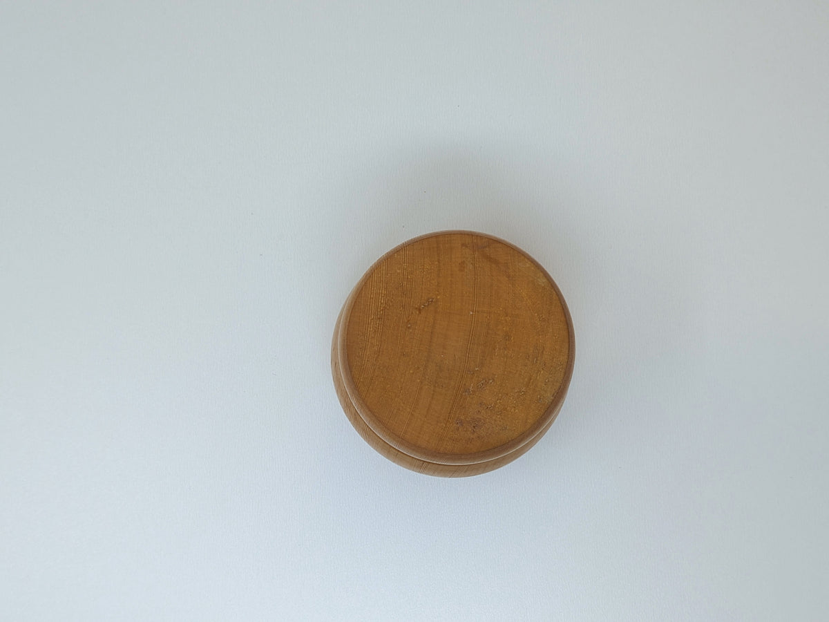 Yellow Cedar Wood Container | Hand Made Storage Vessel