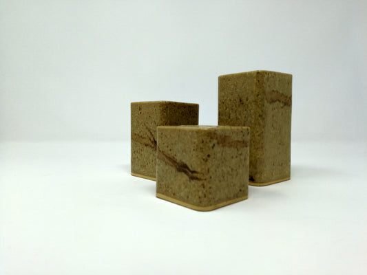 Alan Grout Set of 3 Candle Holders | British Columbia Studio Pottery