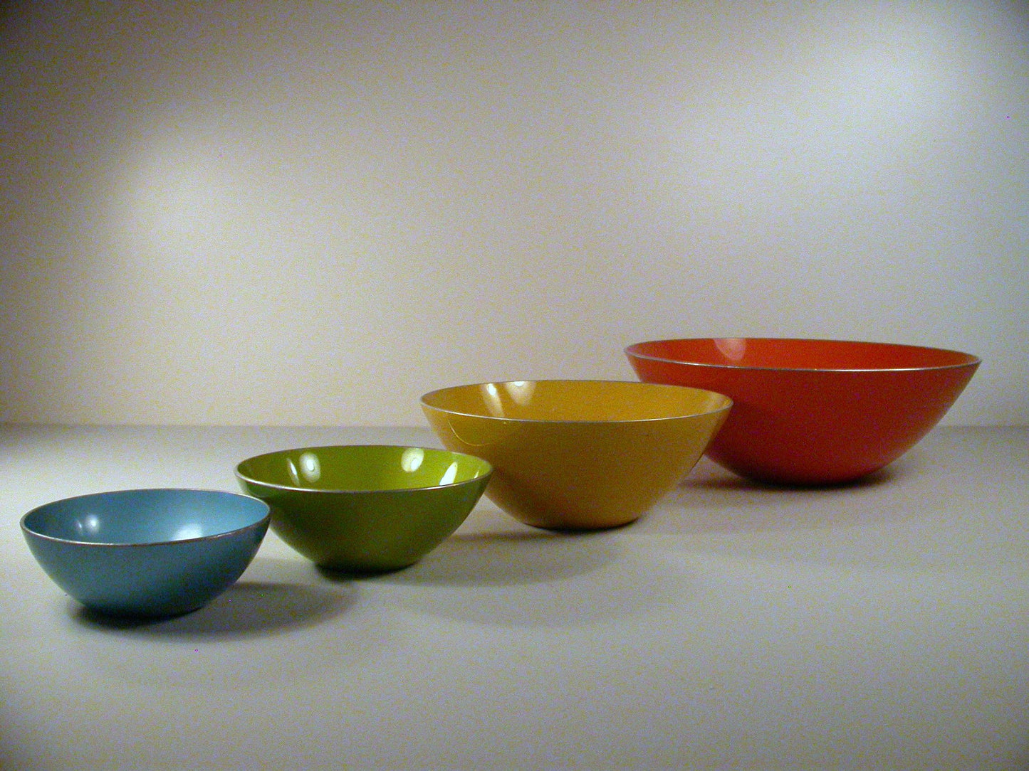 Emalox Anodized Aluminium set of 4 Bowls, Norway Emalox Bowls