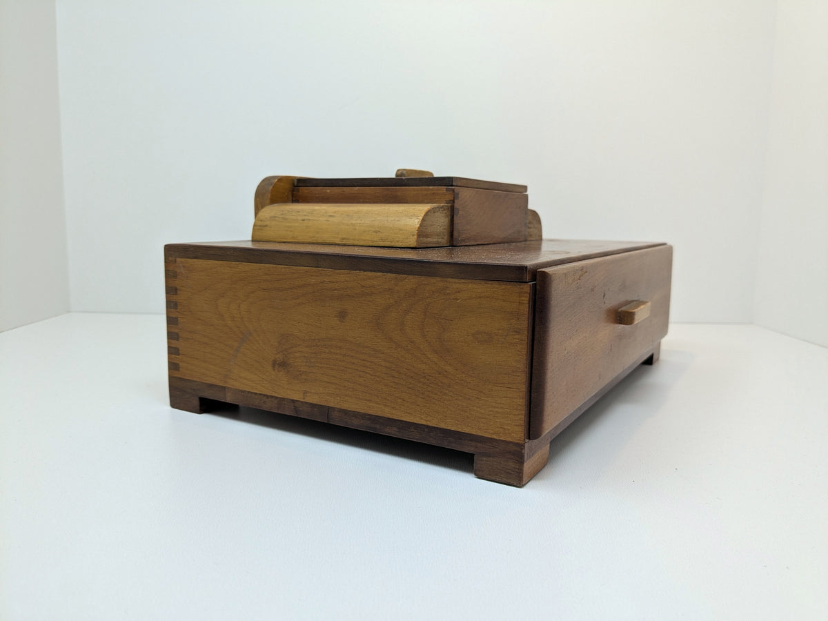Art Deco Multi Tiered Jewelry Box | Vintage Storage Box