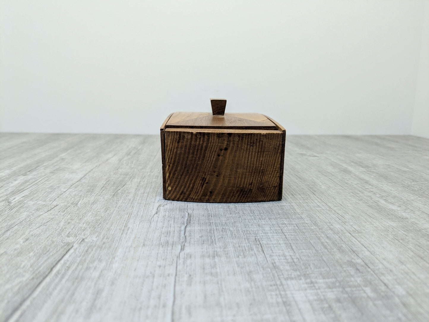 Art Deco Wood Box | Oak & Walnut Wood Box