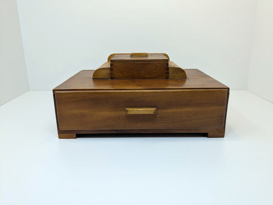 Art Deco Multi Tiered Jewelry Box | Vintage Storage Box