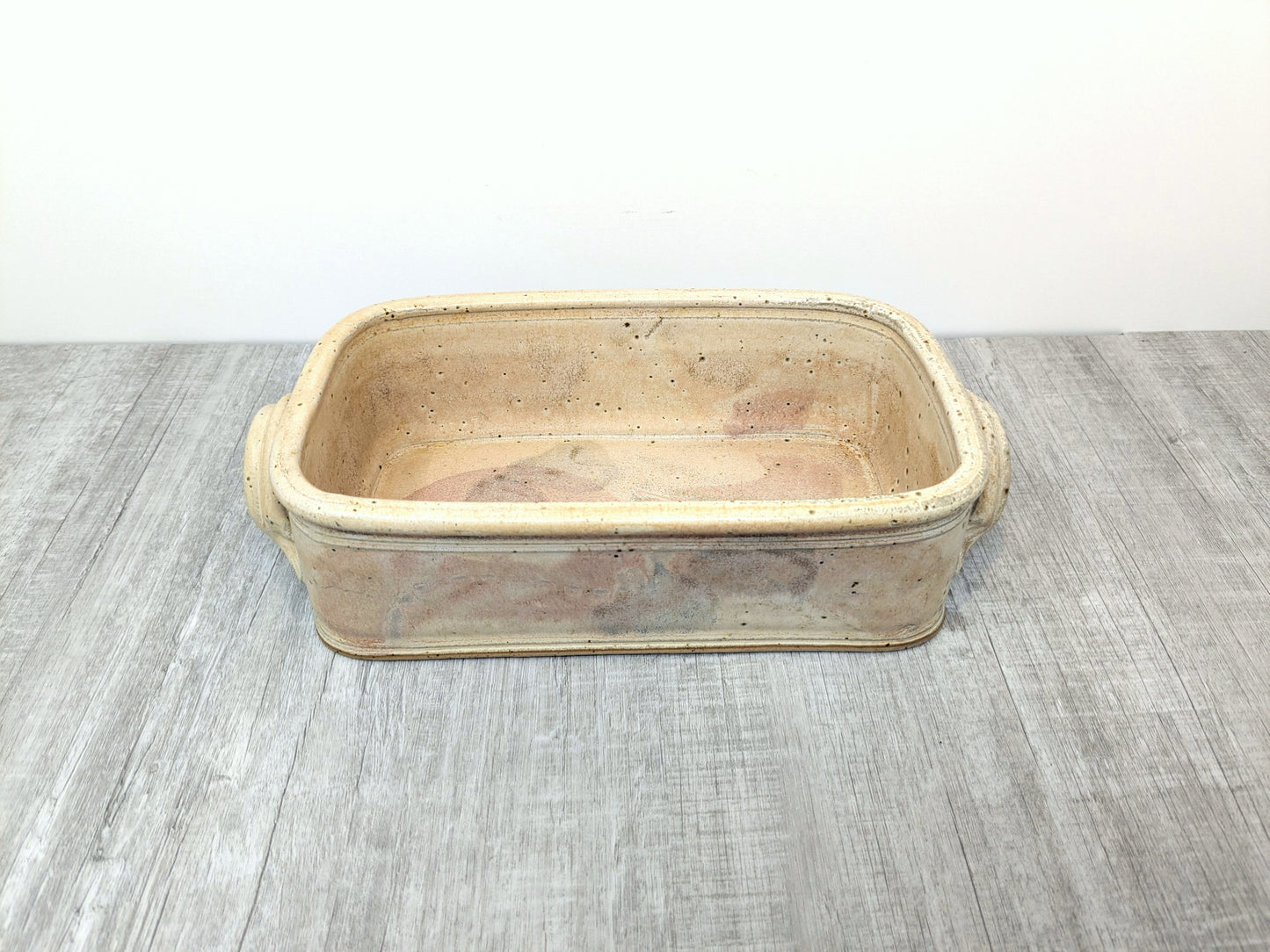Cranberry Pottery Powel River | White Stoneware Baking Dish
