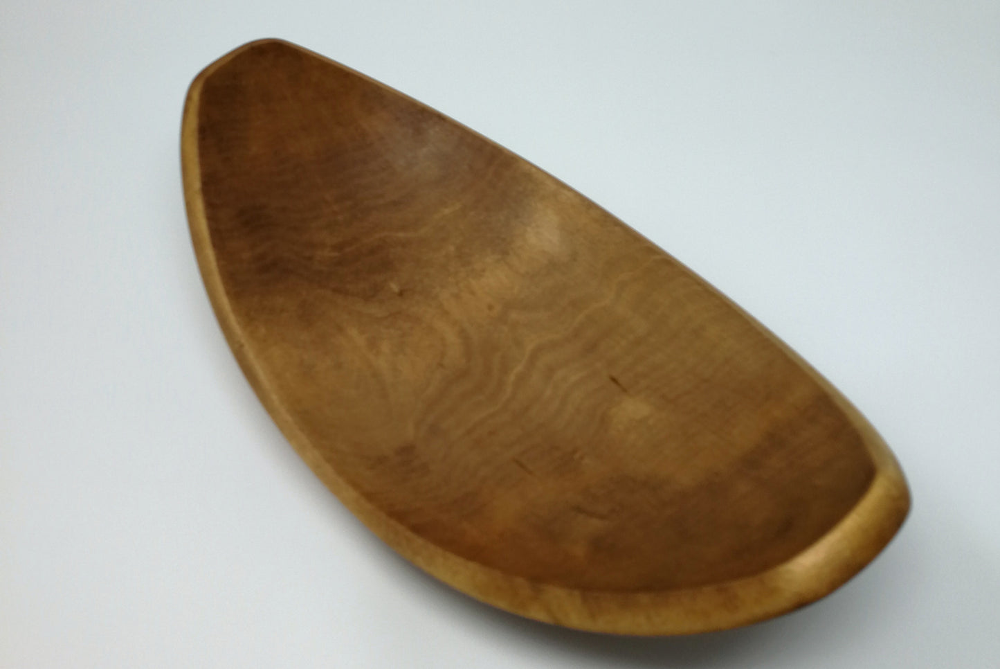 Baribocraft Modernist Decorative Bowl | Solid Hardwood MCM Accent Bowl