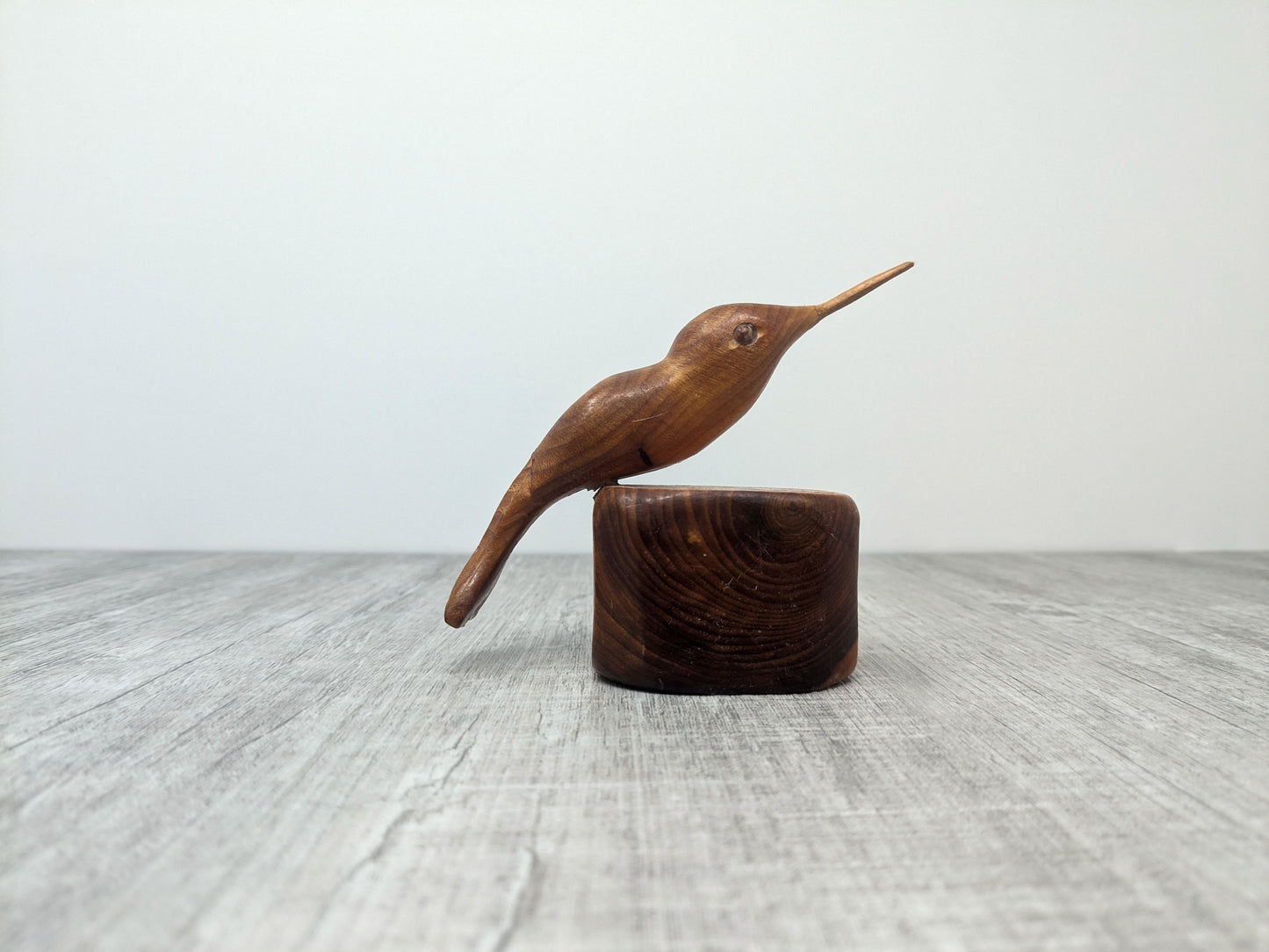 Hummingbird Woodcarving | Bill Chambers | Victoria BC Folk Art