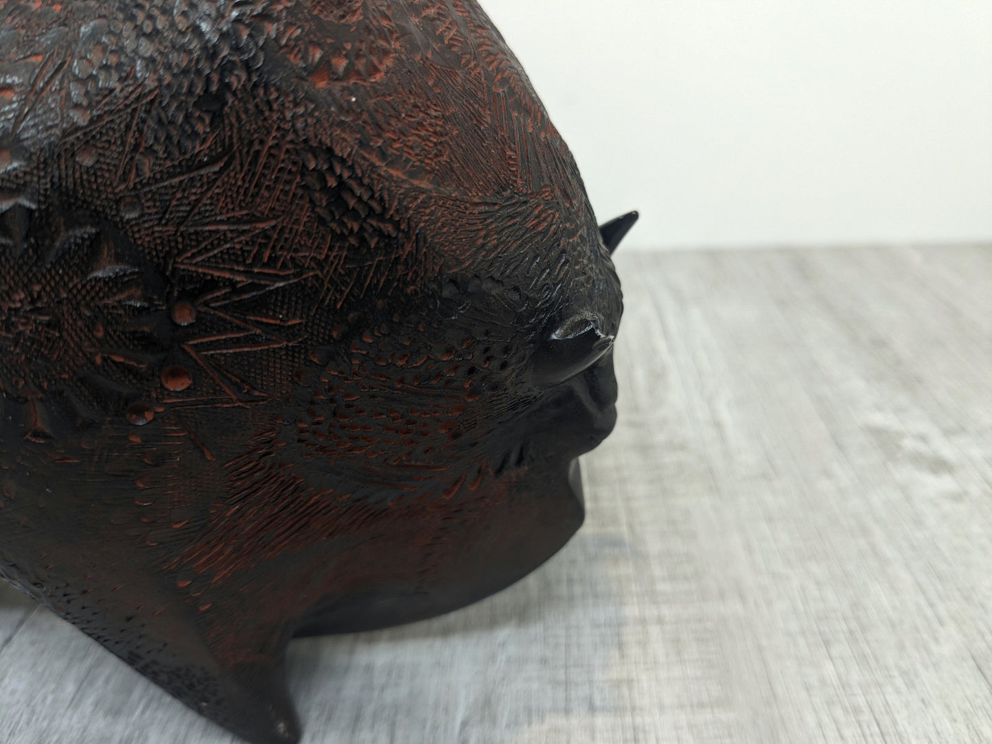 MCM Bold Bison Statue | BOMA Vancouver Canada Vintage Bison Sculpture