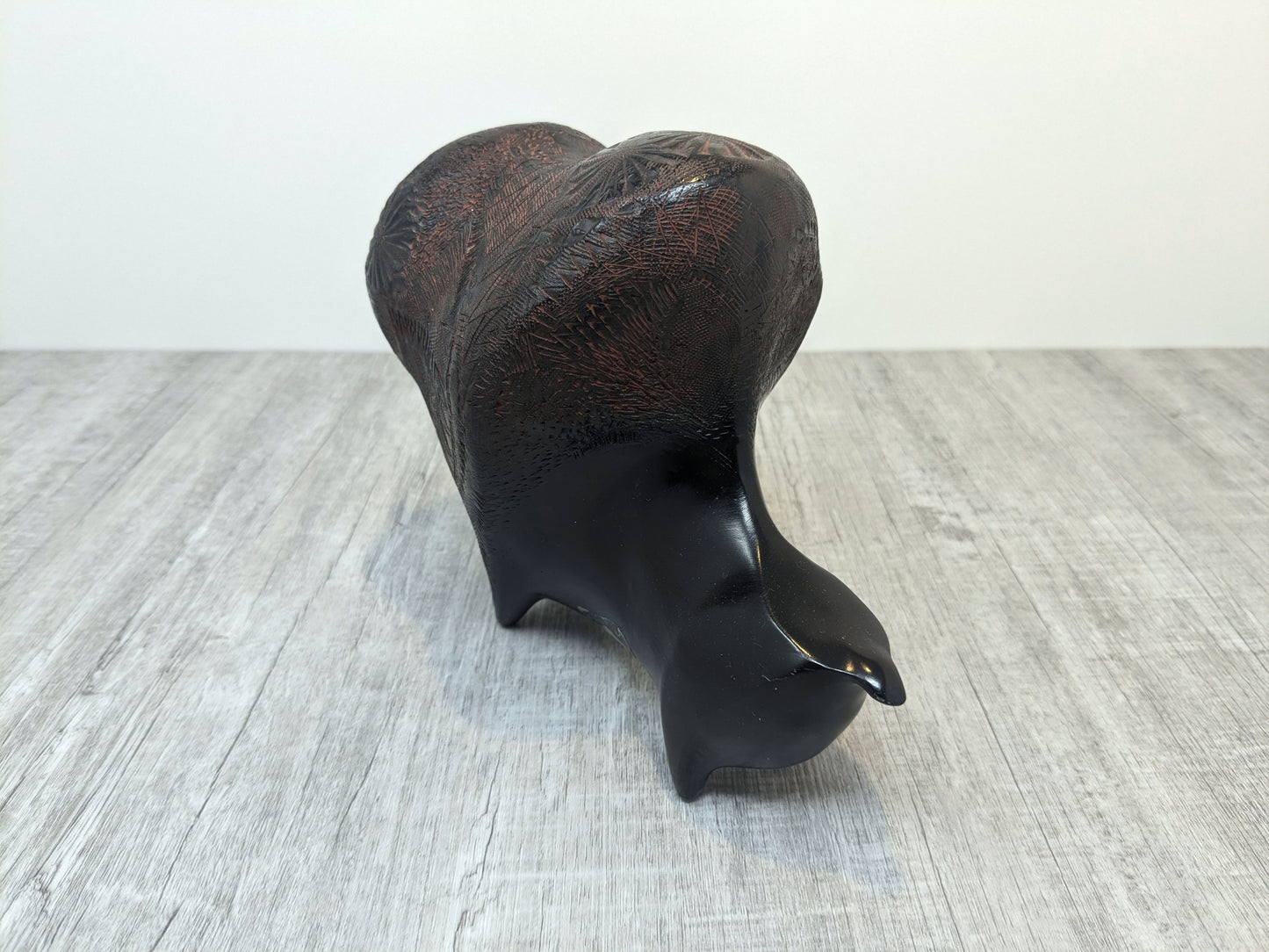 MCM Bold Bison Statue | BOMA Vancouver Canada Vintage Bison Sculpture