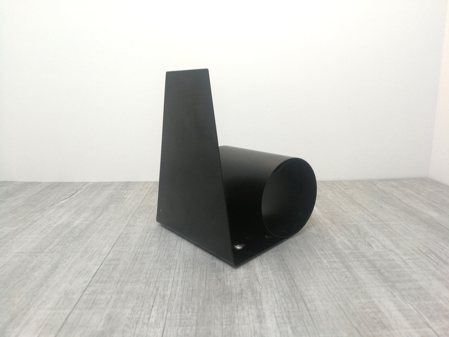 Mid Century Coil Bookend | Black Powder Coated  Office Organizer | Spring Coil Book Holder