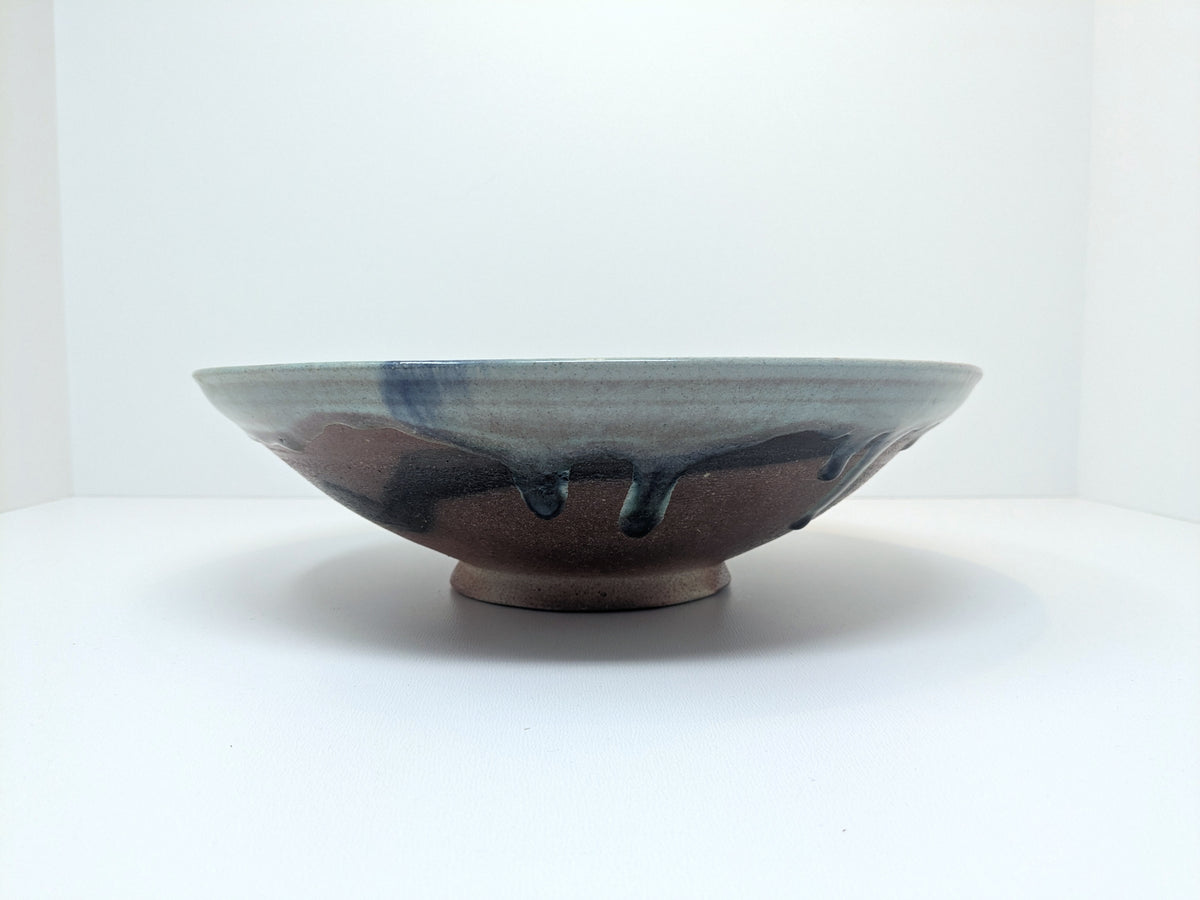 Anne Tyre Pottery Manitoba | Shallow Wide rimmed Bowl