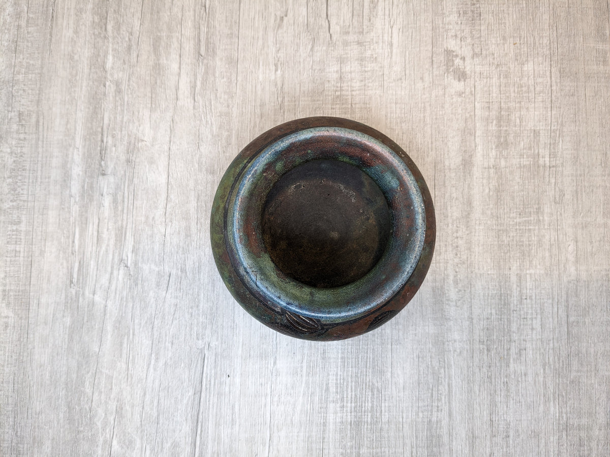 Braemar Studio Pottery Vase | Kevin Wright Raku Pottery