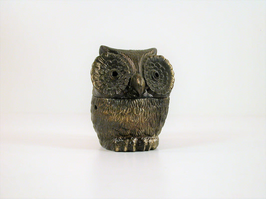 Brass Owl Incense Holder | Vintage Brass