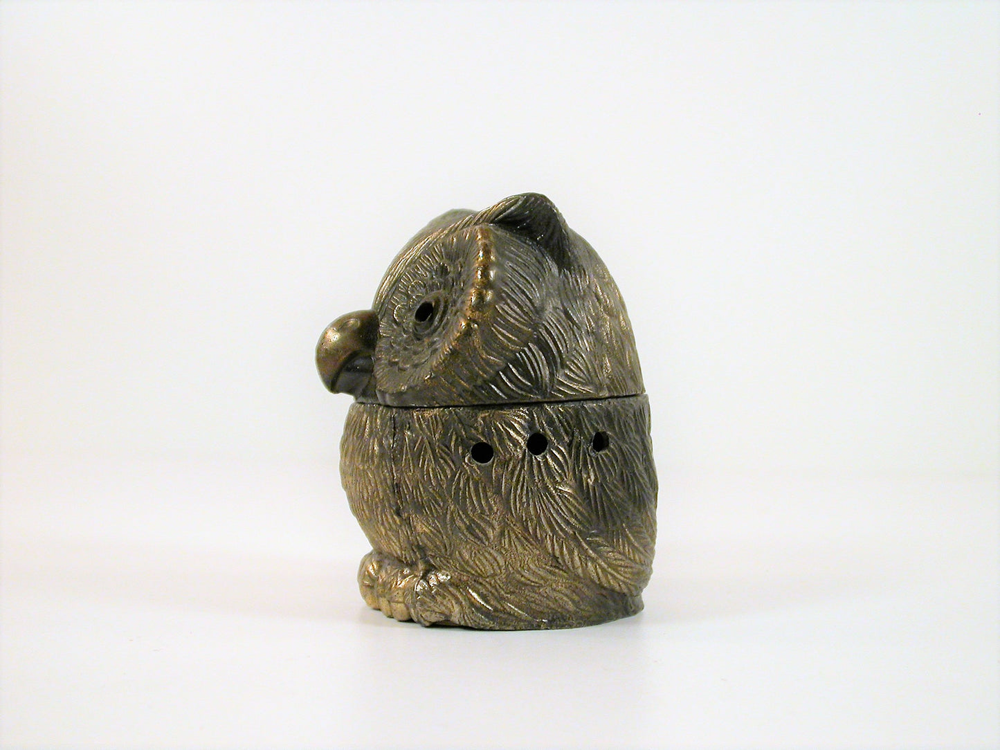 Brass Owl Incense Holder | Vintage Brass