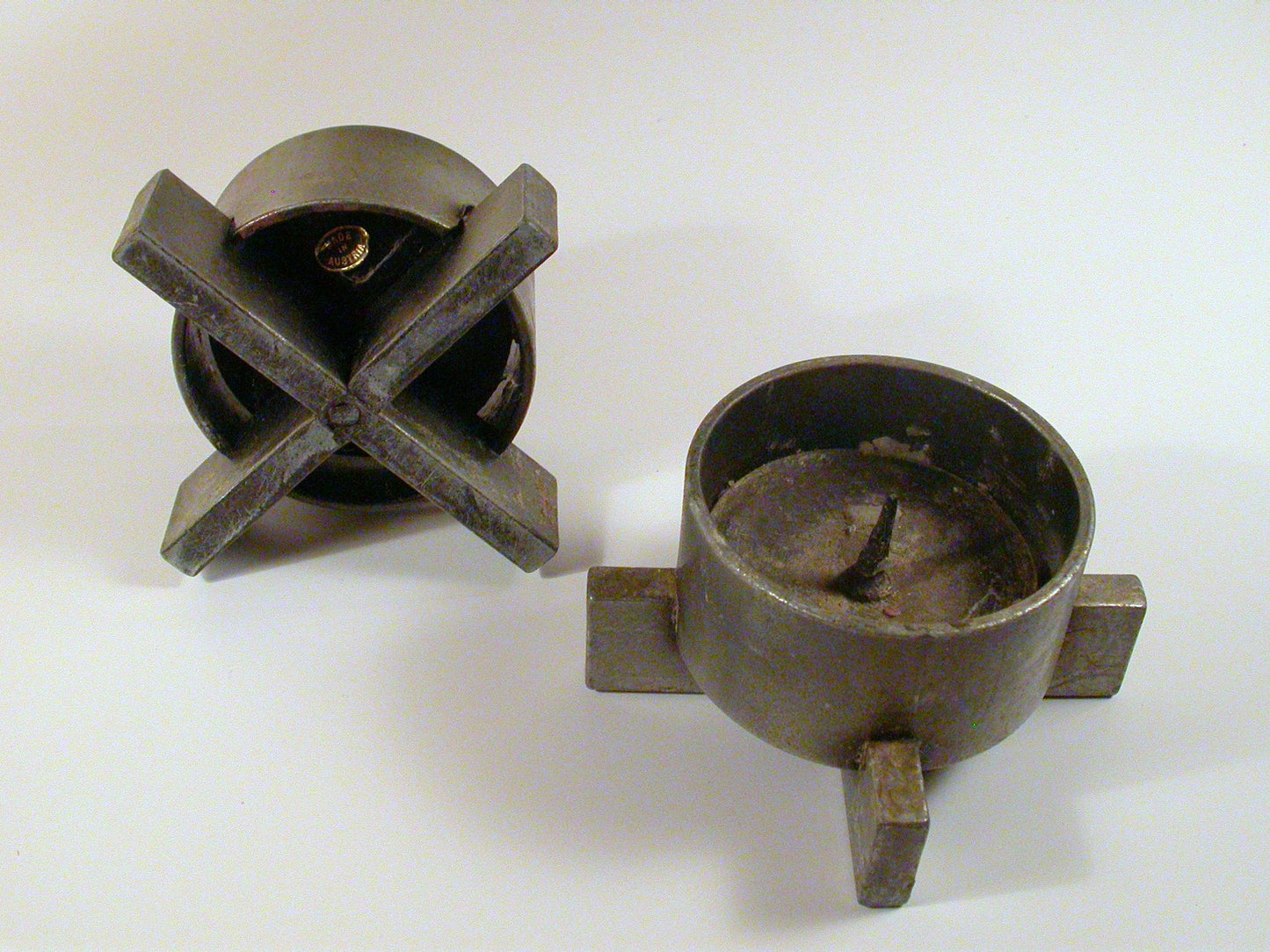 Industrial Heavy Duty Brutalist Candle Holders | Made in Austria