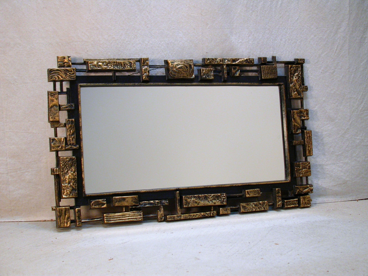 Syrocco Brutalist Mirror | Mid Century Mirror