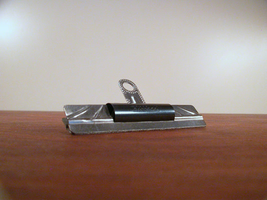 Bulldog Paperclip, Vintage Office Supply, Large Bulldog Paper Clip, 5.5" Wide