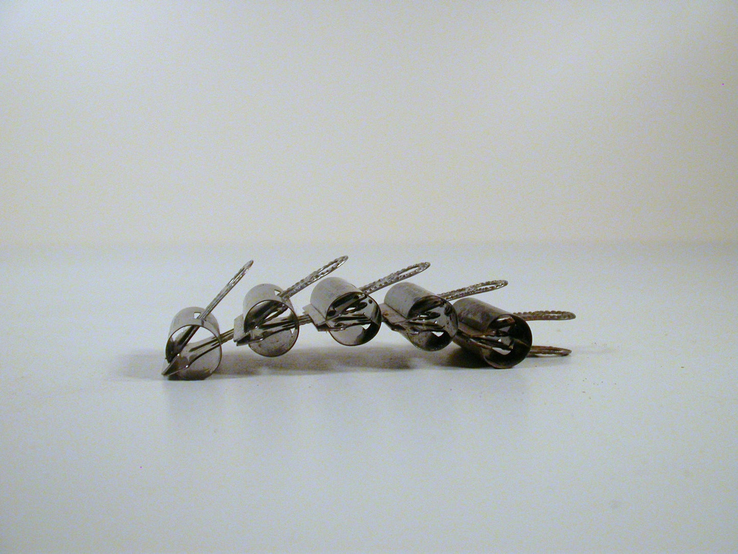 5 Bulldog Vintage Paperclips. Made in England Vintage Office Supply, Medium Paper clips 1.25"