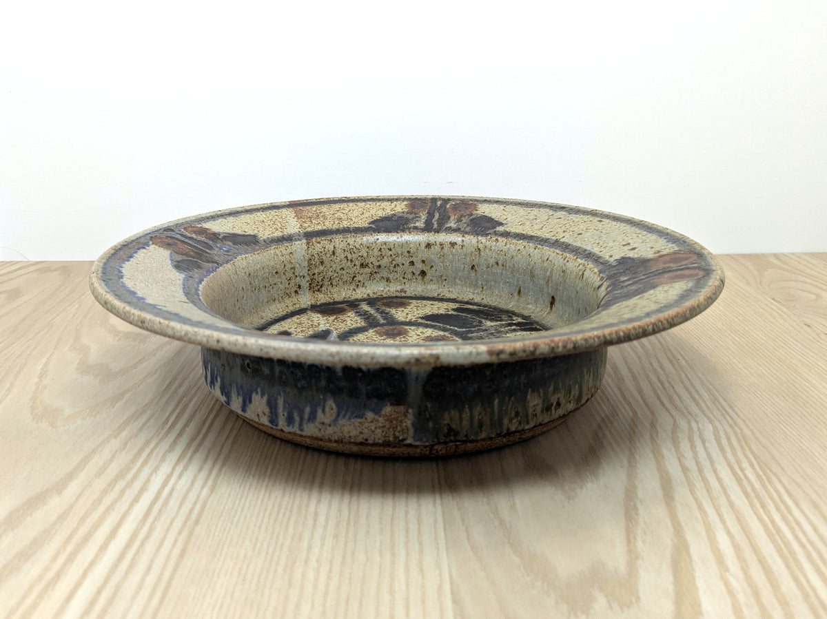 Byron Johnstad Stoneware Serving Bowl | Large Studio Pottery Bowl