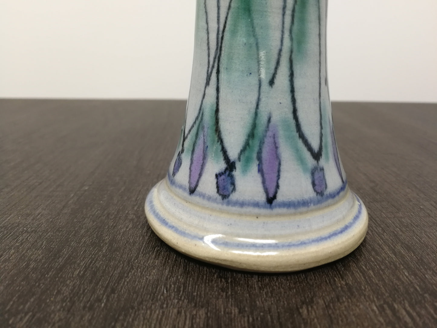 Mid Century Scan Design Hand Made Candle Stand |  Studio Pottery