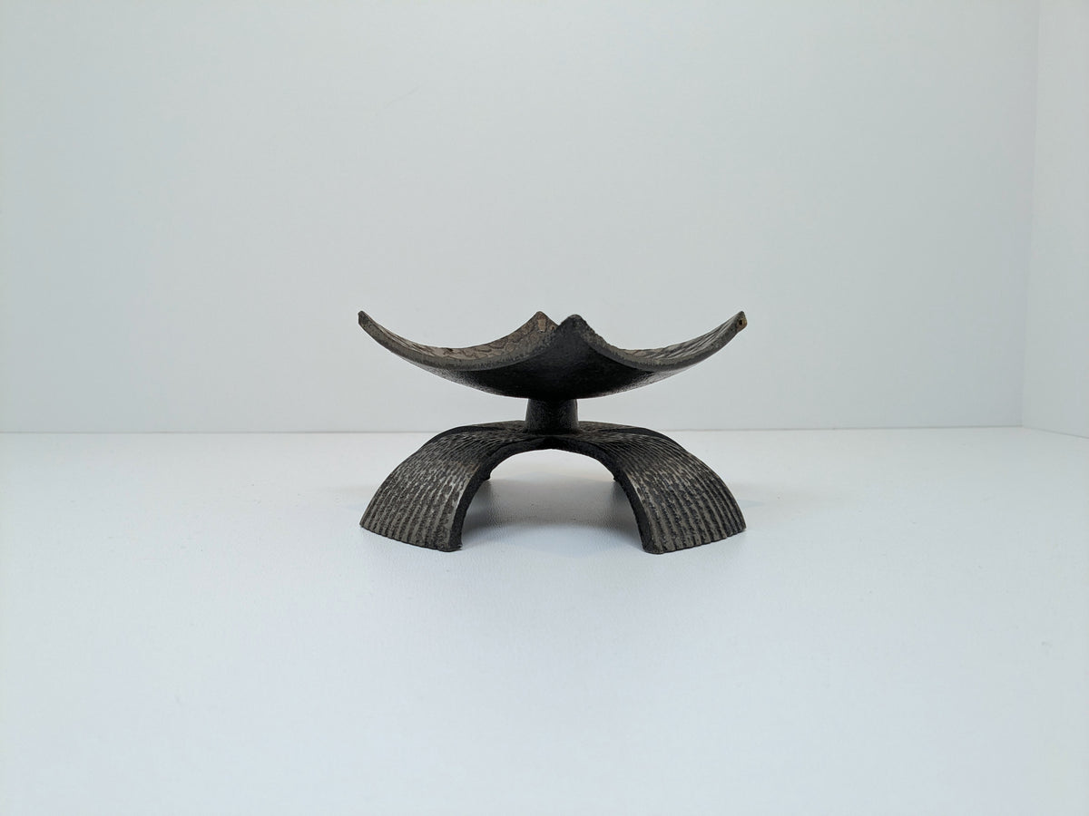 Textured Metal Pique-Cierge Candle Stand | Brutalist Style