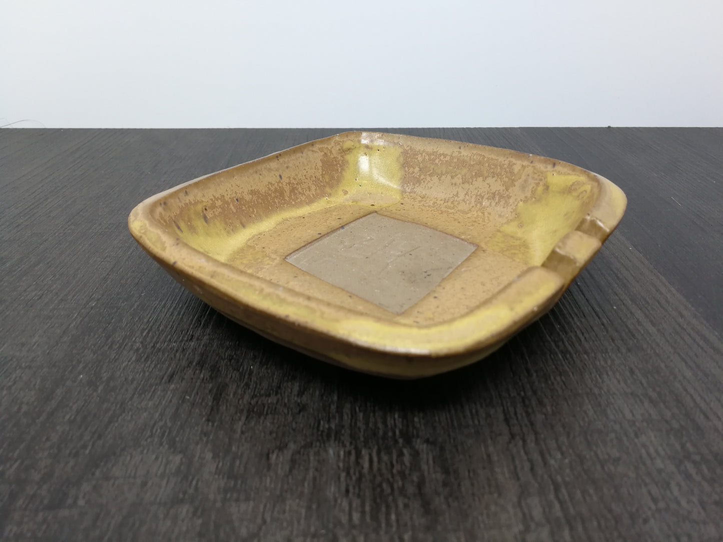 Studio Pottery Ashtray | Ceramic Arts Calgary Mid Century Tray | Luke Lindoe Ashtray with Horseman