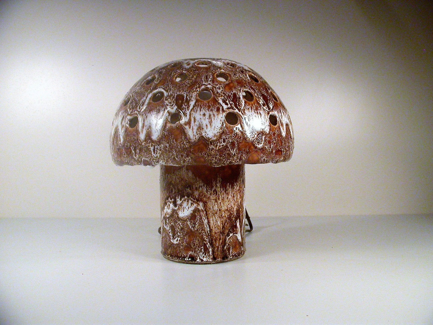 Maurice Chalvignac Drip Glaze Mushroom Lamp | Fat Lava