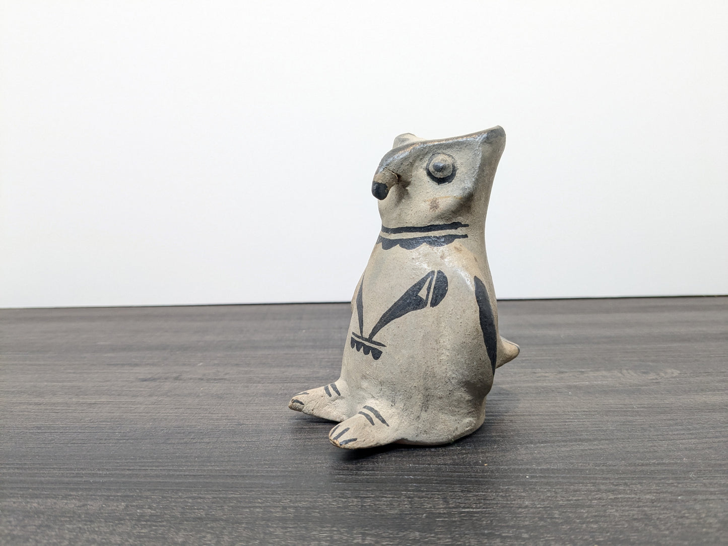 Cochiti Pueblo Pottery Owl | Cochiti Owl Figurine | Indigenous New Mexico Pottery